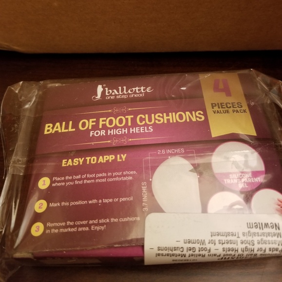 NWT - Foot Cushion Set (ball and heel) - Picture 5 of 6
